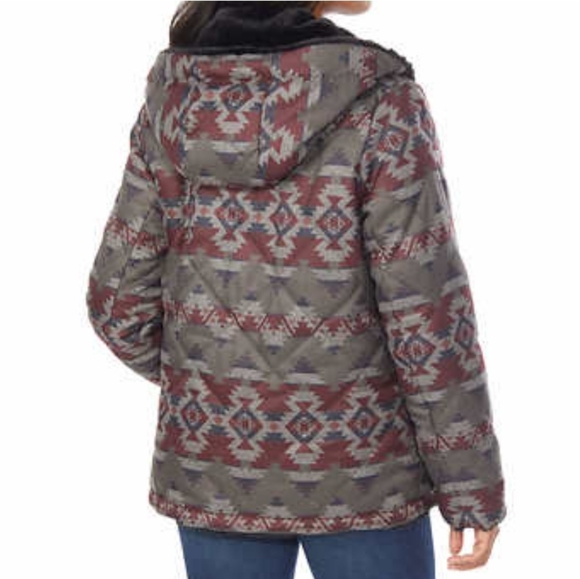 Pendleton Ladies' Reversible Faux Fur Printed Coat - Picture 2 of 7